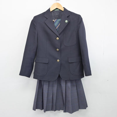 【中古】神奈川県 城郷中学校 女子制服 4点（ブレザー・スカート）sf031598