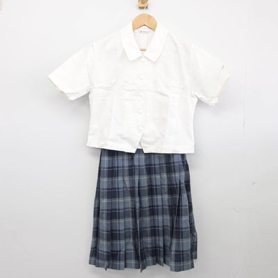 【中古】愛媛県 松山聖陵高等学校 女子制服 2点（シャツ・スカート）sf031613