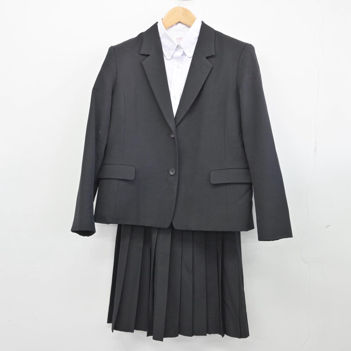 【中古】京都府 西舞鶴高等学校 女子制服 3点（ブレザー・シャツ・スカート）sf031618