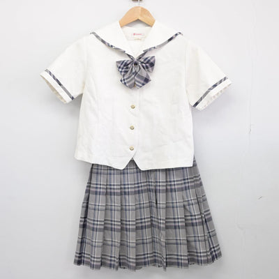 【中古】長野県 松商学園高等学校 女子制服 3点（セーラー服・スカート）sf031626