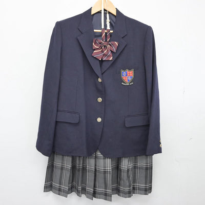 【中古】東京都 七国中学校 女子制服 3点（ブレザー・スカート）sf031635