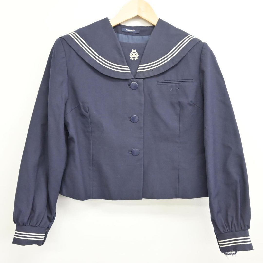 【中古】千葉県 木更津高等学校 女子制服 2点（セーラー服・スカート）sf031638 | 中古制服通販パレイド