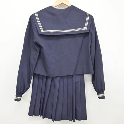 【中古】千葉県 木更津高等学校 女子制服 2点（セーラー服・スカート）sf031639