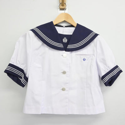 【中古】千葉県 木更津高等学校 女子制服 2点（セーラー服）sf031642