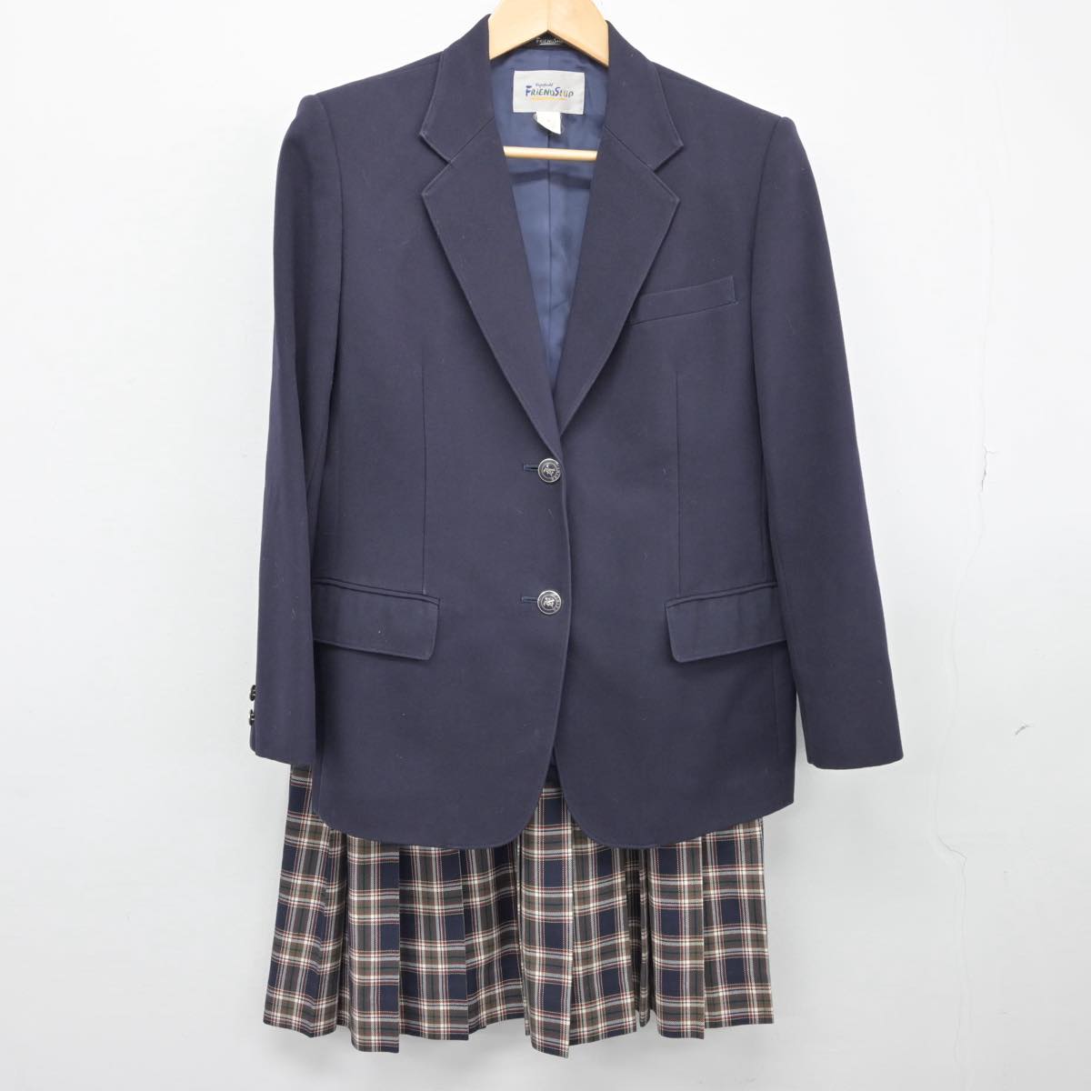 【中古】千葉県 木更津第二中学校 女子制服 2点（ブレザー・スカート）sf031643