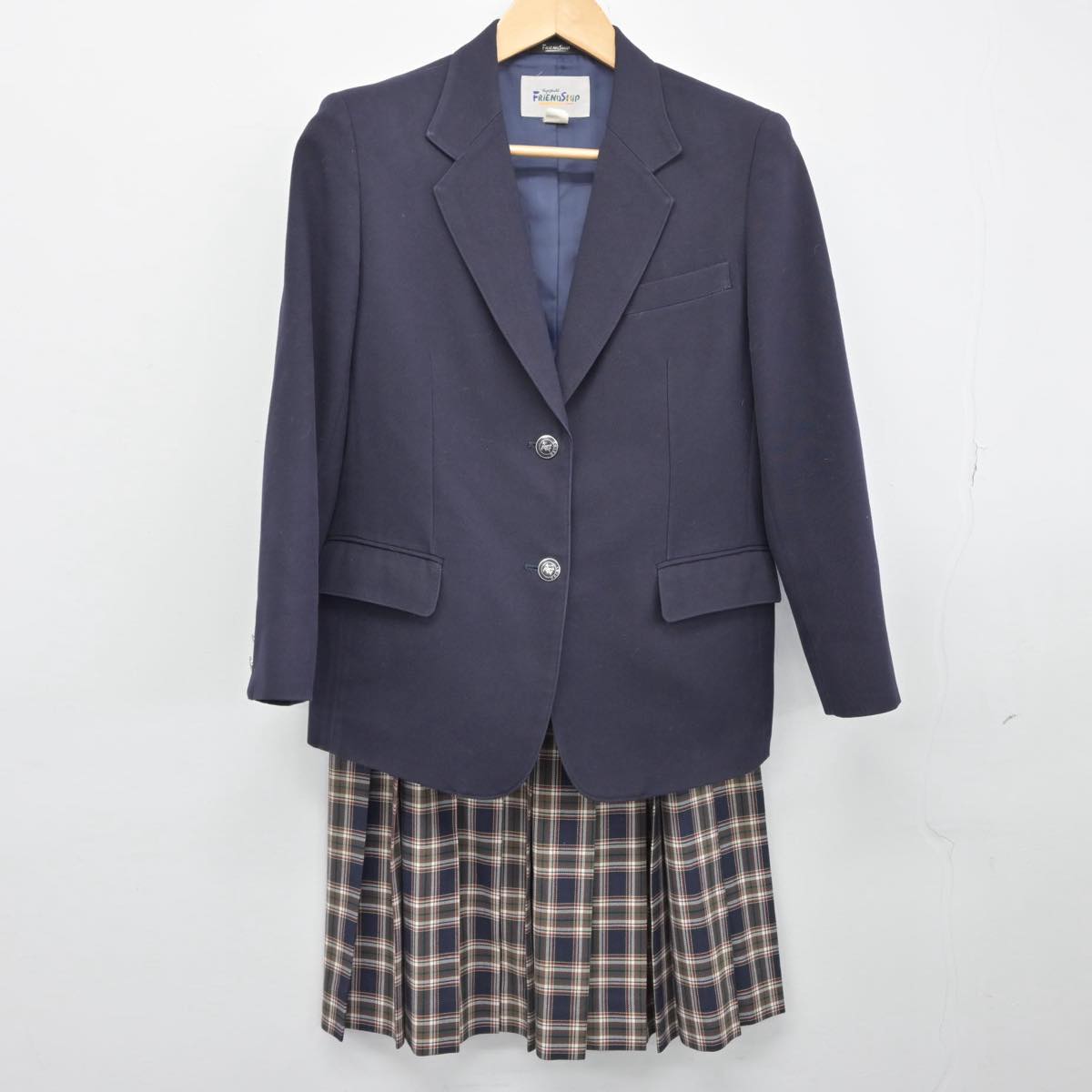 【中古】千葉県 木更津第二中学校 女子制服 2点（ブレザー・スカート）sf031644