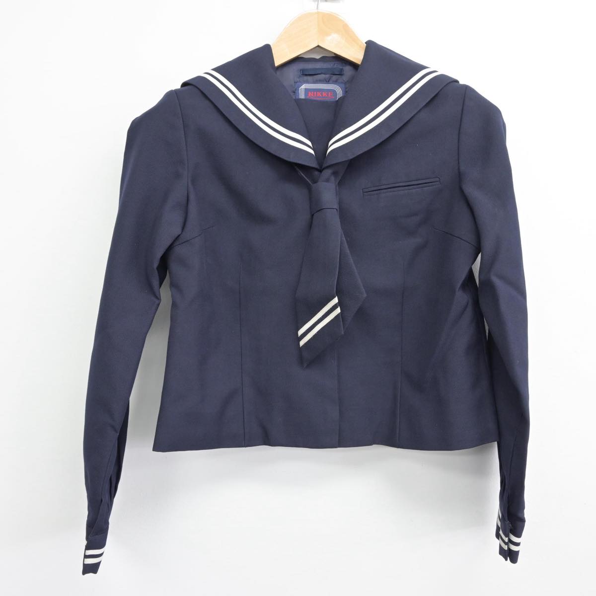 中古】千葉県 木更津第二中学校 女子制服 2点（セーラー服・ジャンパースカート）sf031646 | 中古制服通販パレイド