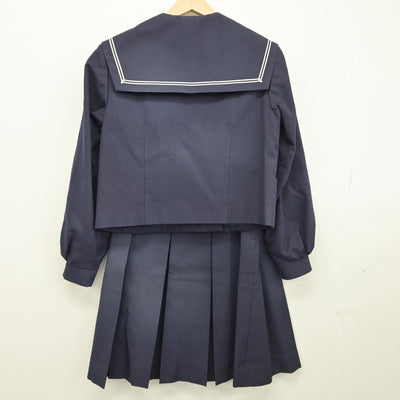 【中古】青森県 青森県立北高等学校 女子制服 2点（セーラー服・スカート）sf031653