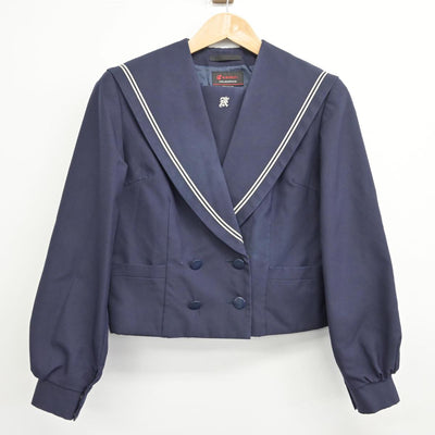 【中古】青森県 青森県立北高等学校 女子制服 2点（セーラー服・スカート）sf031653