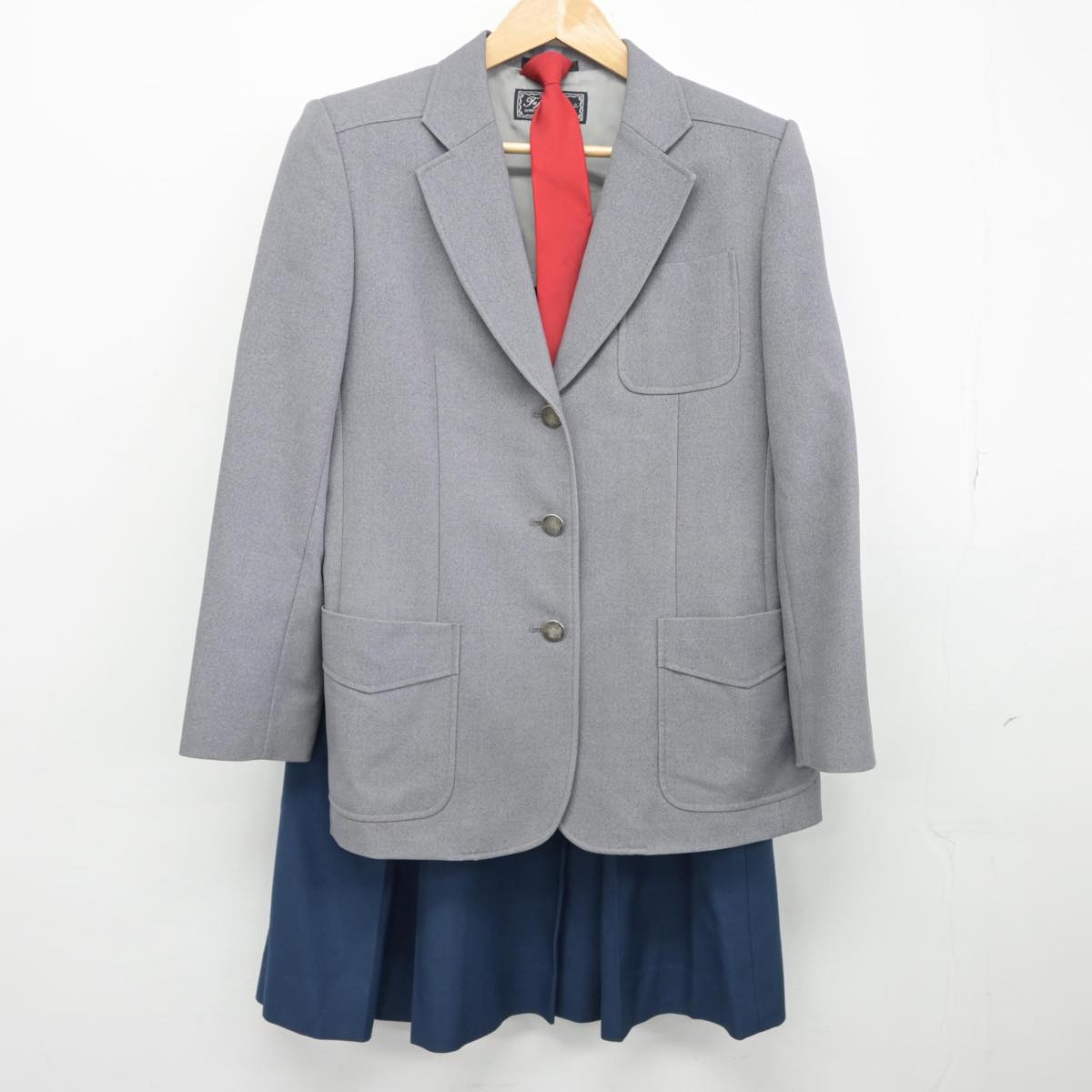 【中古】宮城県 増田中学校 女子制服 3点（ブレザー・スカート）sf031656