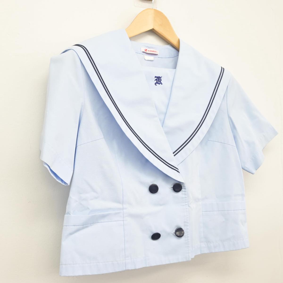 【中古】青森県 青森県立北高等学校 女子制服 1点（セーラー服）sf031662