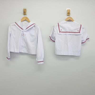 【中古】東京都 両国中学校 女子制服 3点（セーラー服・スカート）sf031680