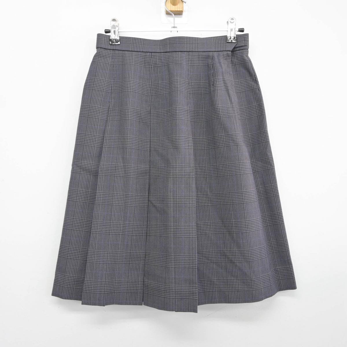 【中古】神奈川県 海老名中学校 女子制服 2点（ベスト・スカート）sf031690