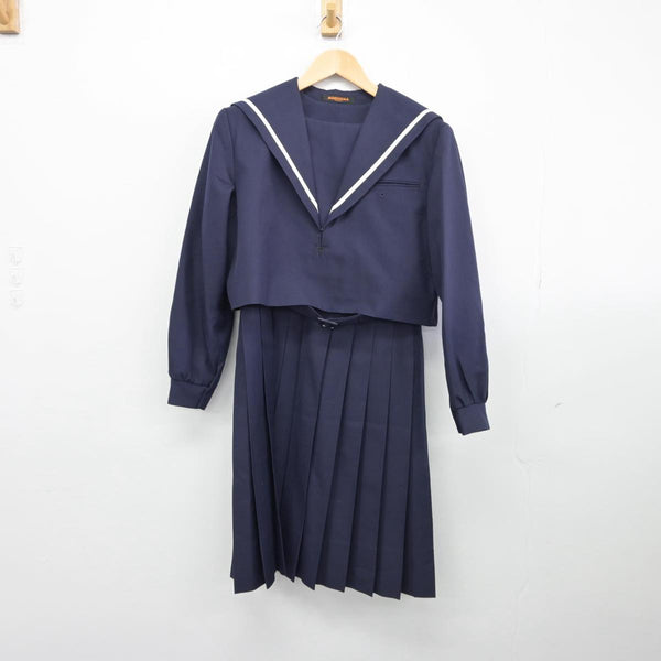 【中古】福岡県 福岡教育大学附属福岡中学校 女子制服 2点（セーラー服・ジャンパースカート）sf031693 | 中古制服通販パレイド