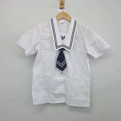 【中古】東京都 明泉学園 鶴川高等学校 女子制服 4点（シャツ・スカート）sf031699