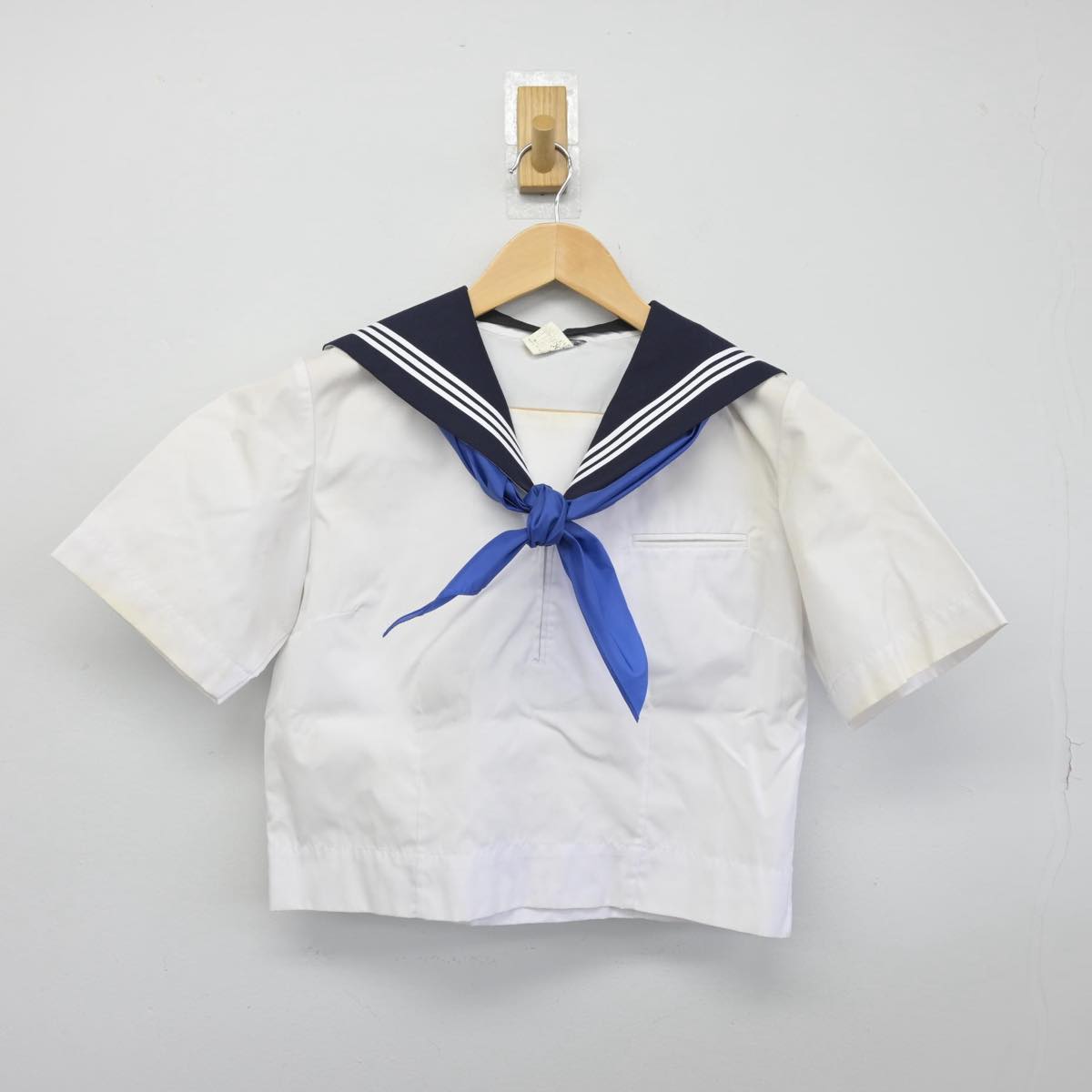 【中古】埼玉県 本庄高等学校 女子制服 4点（セーラー服・セーラー服）sf031716