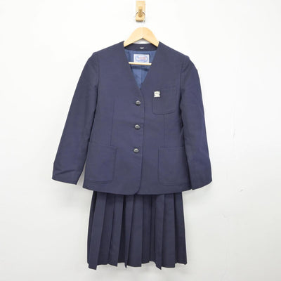 【中古】埼玉県 本庄高等学校 女子制服 3点（ブレザー・スカート）sf031717