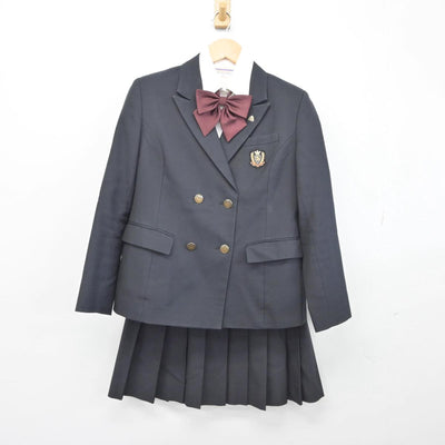 【中古】埼玉県 埼玉栄高等学校 女子制服 4点（ブレザー・シャツ・スカート）sf031723