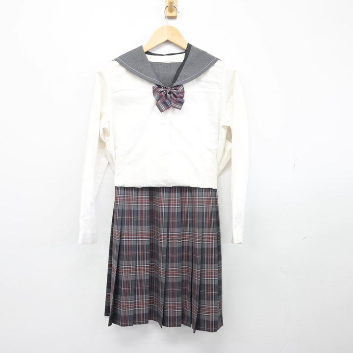 【中古】埼玉県 埼玉栄中学校 女子制服 3点（セーラー服・スカート）sf031726 | 中古制服通販パレイド