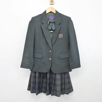 【中古】北海道 西陵高等学校 女子制服 5点（ブレザー・ベスト・スカート）sf031739