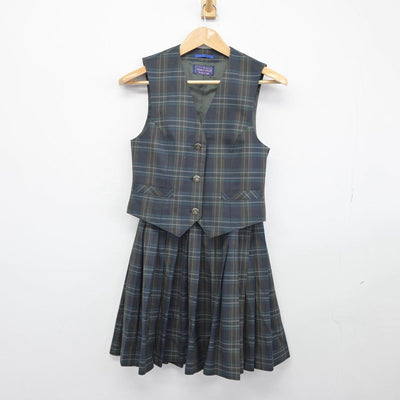 【中古】北海道 西陵高等学校 女子制服 5点（ブレザー・ベスト・スカート）sf031739