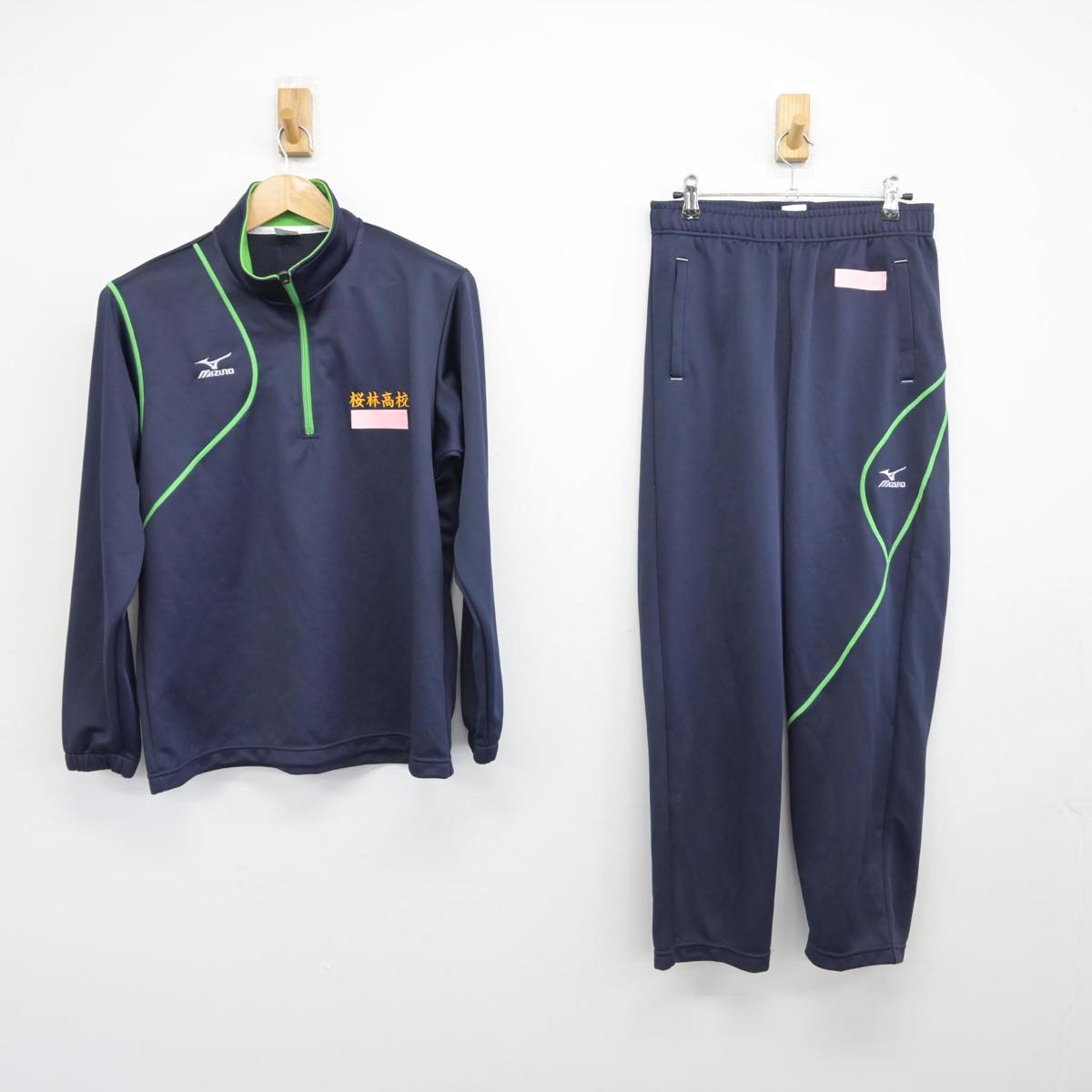 【中古】千葉県 桜林高等学校 女子制服 2点（ジャージ 上・ジャージ 下）sf031748