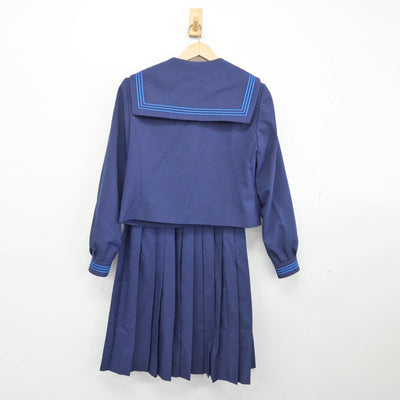 【中古】千葉県 八街北中学校 女子制服 3点（セーラー服・スカート）sf031750