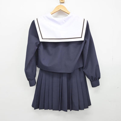 【中古】愛知県 旭丘高等学校 女子制服 3点（セーラー服・スカート）sf031757