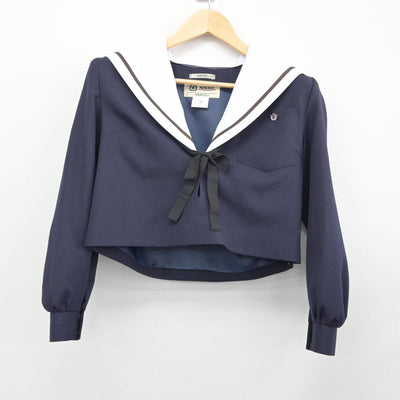 【中古】愛知県 旭丘高等学校 女子制服 3点（セーラー服・スカート）sf031757