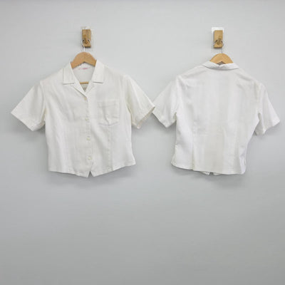 【中古】愛媛県 拓南中学校 女子制服 2点（シャツ・シャツ）sf031766