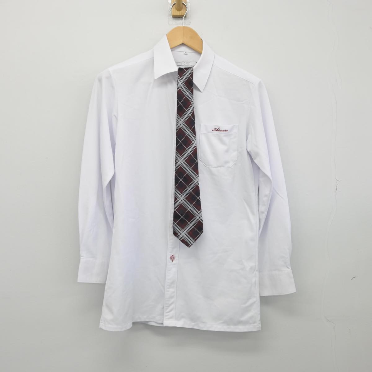 【中古】愛知県 名古屋経済大学市邨高等学校 男子制服 6点（ブレザー・ニット・シャツ・ズボン）sf031773