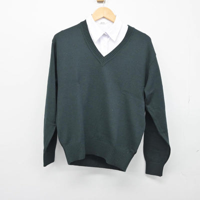 【中古】宮城県 仙台育英学園高等学校 男子制服 2点（ニット・シャツ）sf031784