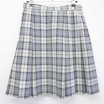 【中古】東京都 錦城高等学校 女子制服 2点（ニットベスト・スカート）sf031795