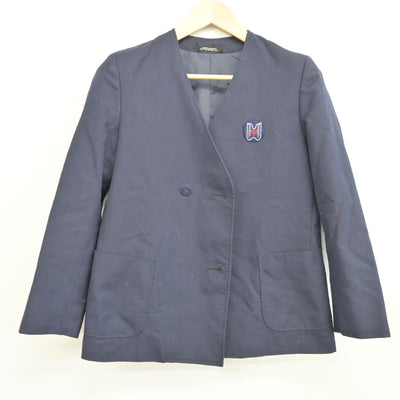 【中古】東京都 羽村第一中学校 女子制服 2点（ブレザー・ジャンパースカート）sf031799