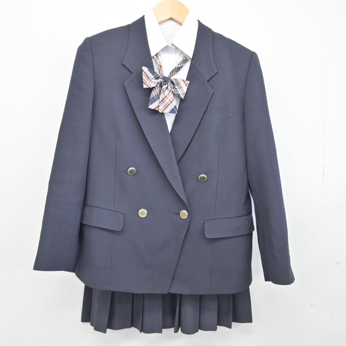 【中古】埼玉県 川口高等学校 女子制服 4点（ブレザー・シャツ・スカート）sf031808