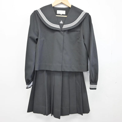 【中古】沖縄県 糸満高等学校 女子制服 2点（セーラー服・スカート）sf031817