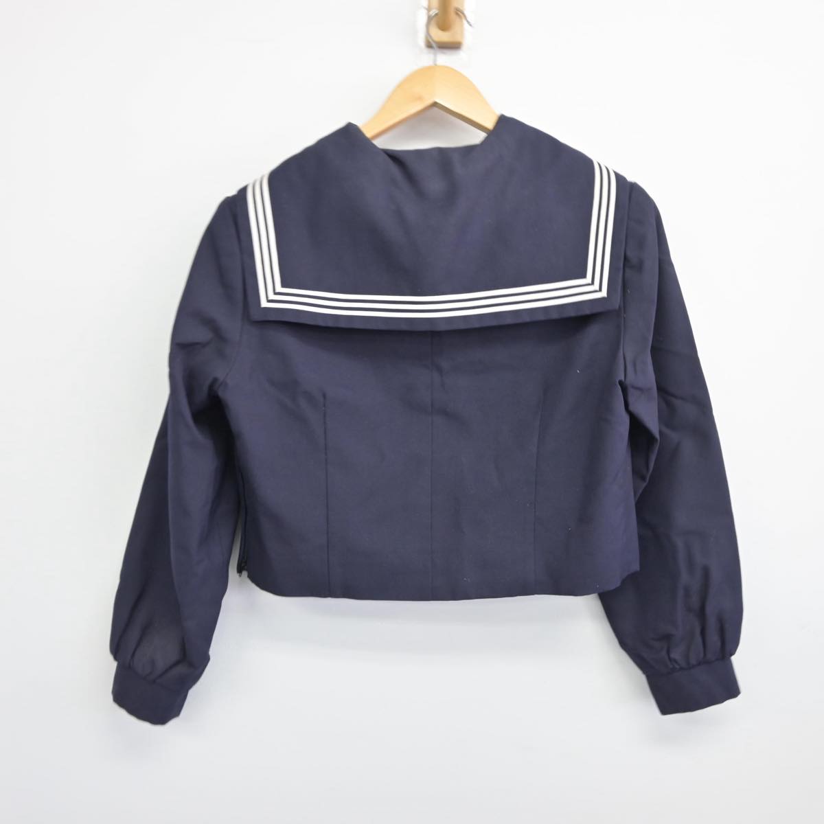 【中古】北海道 札幌啓成高等学校 女子制服 3点（セーラー服・スカート）sf031831