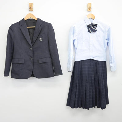 【中古】東京都 葛飾区立立石中学校 女子制服 4点（ブレザー・シャツ・スカート）sf031834