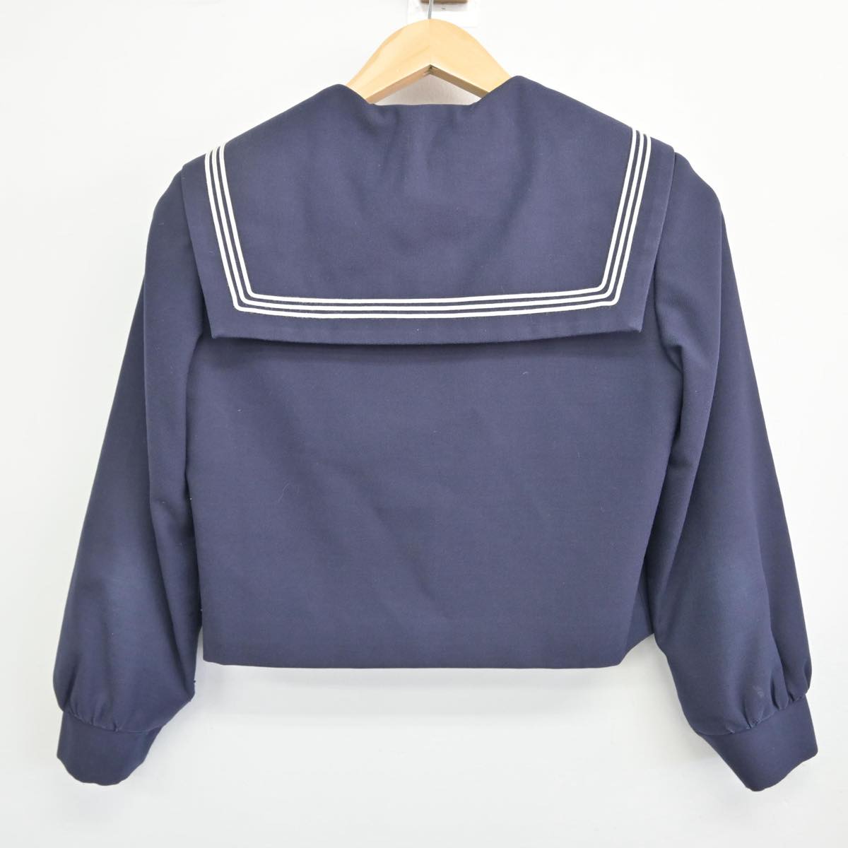 【中古】福岡県 香椎第一中学校 女子制服 2点（セーラー服・ジャンパースカート）sf031844