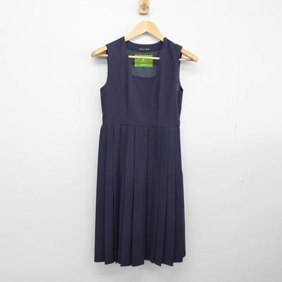 【中古】福岡県 香椎第一中学校 女子制服 2点（セーラー服・ジャンパースカート）sf031844