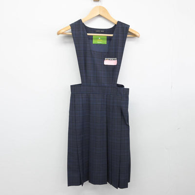 【中古】福岡県 香椎第一中学校 女子制服 1点（ジャンパースカート）sf031846