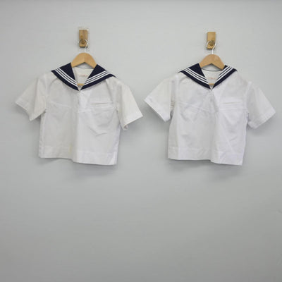 【中古】東京都 大妻多摩高等学校 女子制服 2点（セーラー服）sf031858