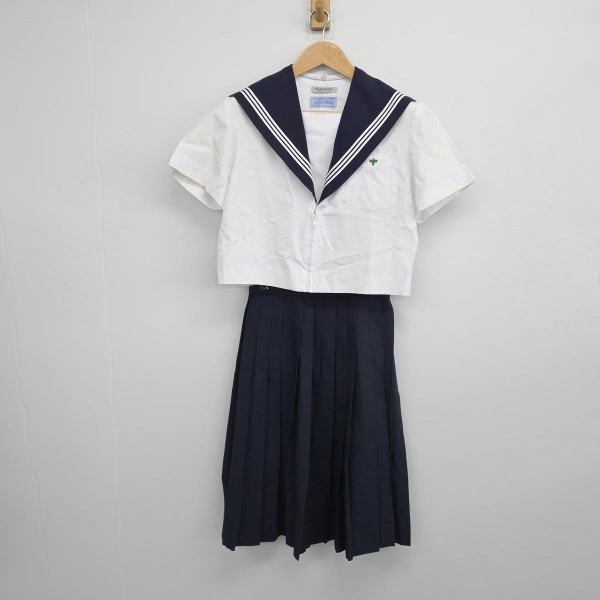 【中古】愛知県 愛知県立一宮商業高等学校 女子制服 3点（セーラー服・スカート）sf031860