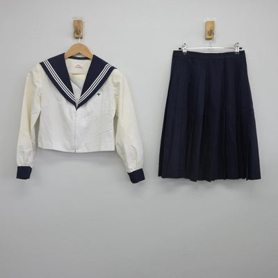 【中古】愛知県 愛知県立一宮商業高等学校 女子制服 2点（セーラー服・スカート）sf031861