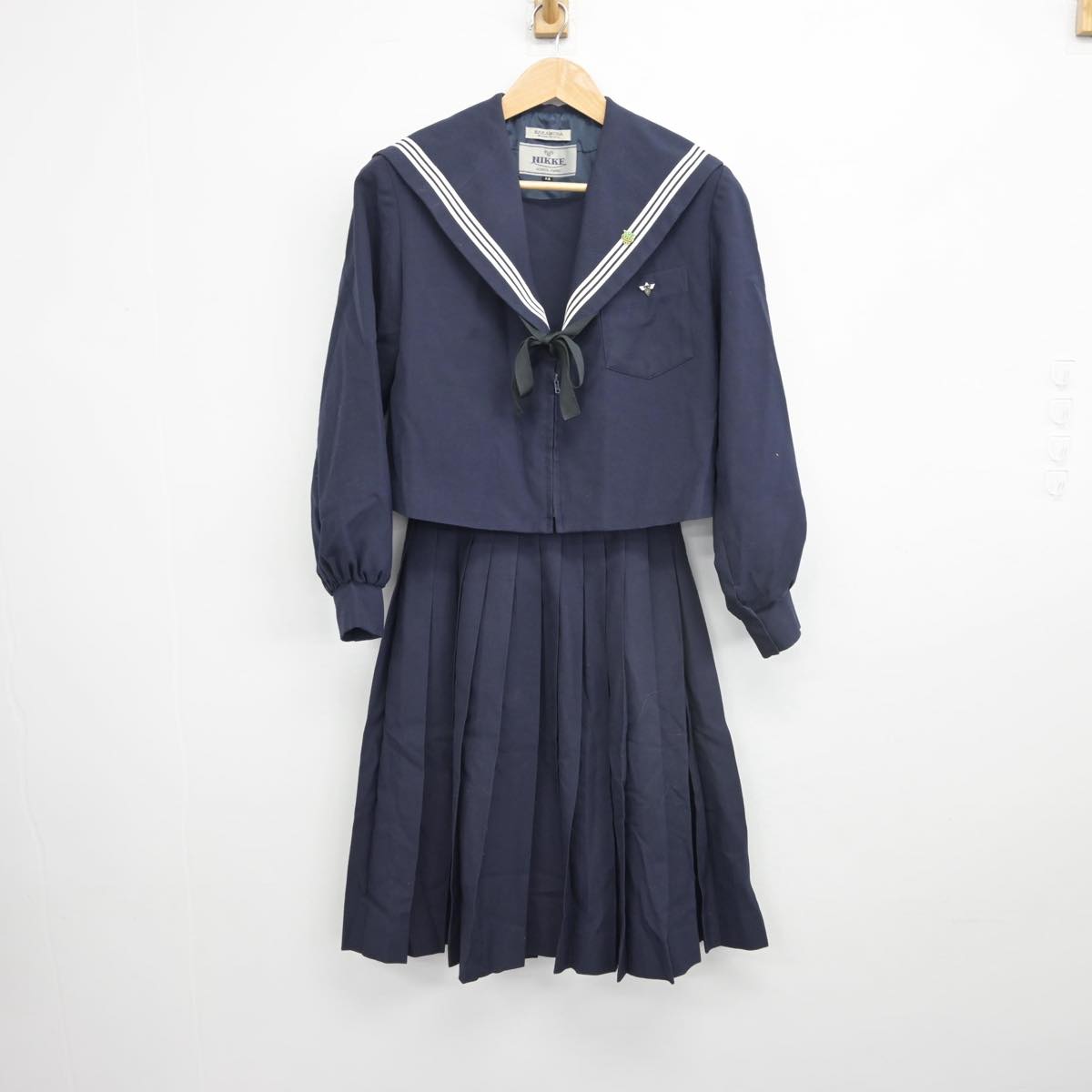 【中古】愛知県 愛知県立一宮商業高等学校 女子制服 2点（セーラー服・スカート）sf031863