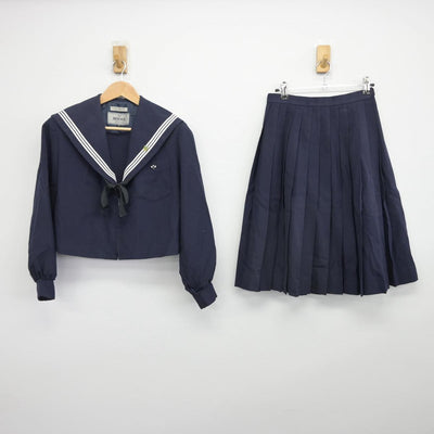 【中古】愛知県 愛知県立一宮商業高等学校 女子制服 2点（セーラー服・スカート）sf031863