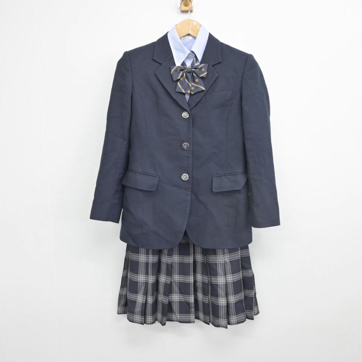 【中古】東京都 東京都立千早高等学校 女子制服 4点（ブレザー・シャツ・スカート）sf031875 | 中古制服通販パレイド