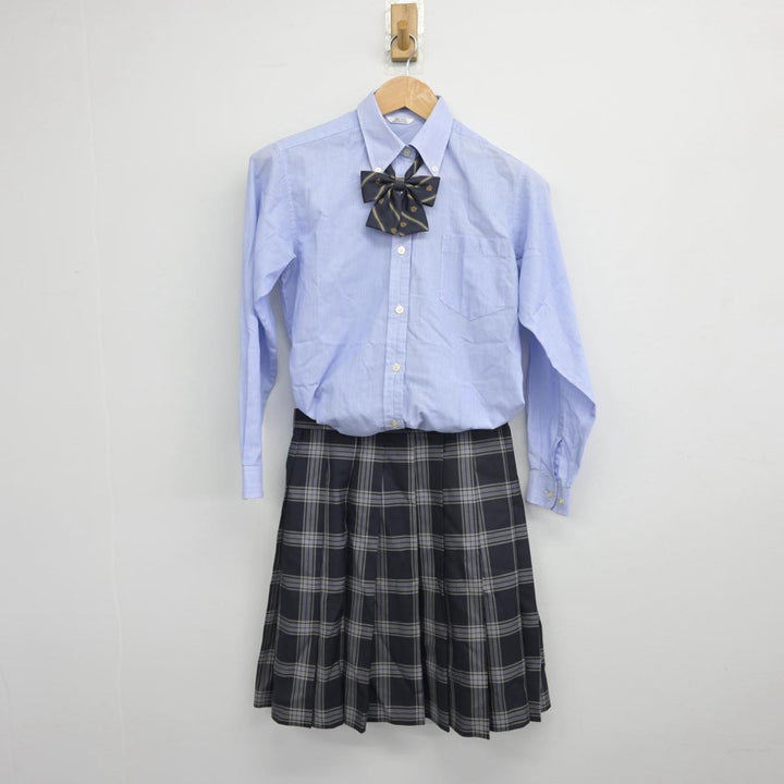 【中古】東京都 東京都立千早高等学校 女子制服 4点（ブレザー・シャツ・スカート）sf031875 | 中古制服通販パレイド