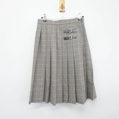 【中古】福岡県 私立久留米学園高等学校 女子制服 2点（シャツ・スカート）sf031884