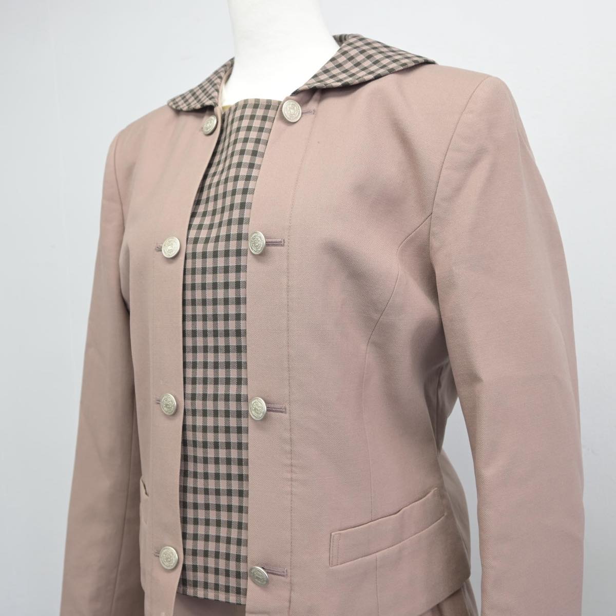 【中古】福島県 福島県立郡山高等学校 女子制服 3点（ブレザー・シャツ・スカート）sf031891